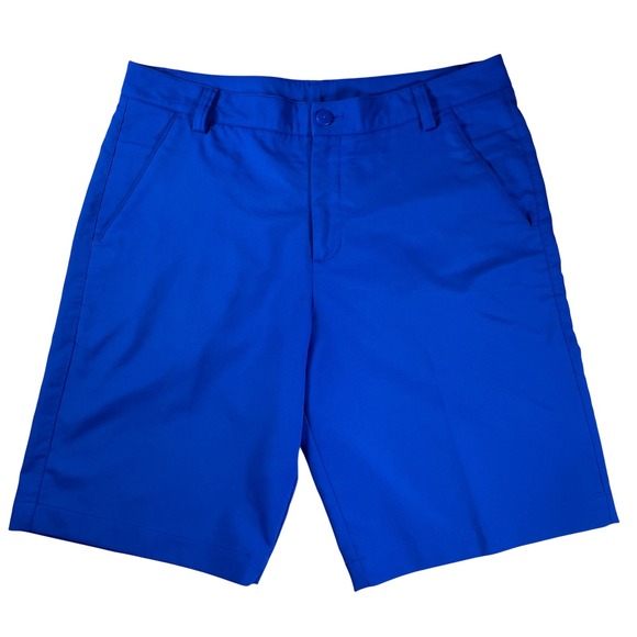 Puma Golf Shorts Mens 34 Blue Performance Lightweight Athletic Casual - Picture 1 of 8